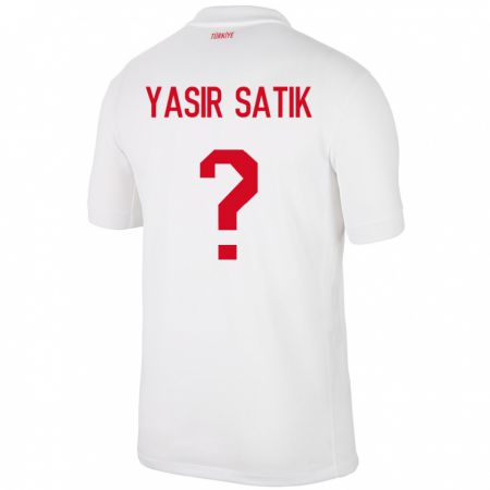 Kandiny Női Törökország Üveys Yasir Satık #0 Fehér Hazai Jersey 24-26 Mez Póló Ing