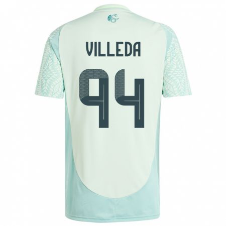 Kandiny Női Mexikó Melany Villeda #94 Vászonzöld Idegenbeli Jersey 24-26 Mez Póló Ing