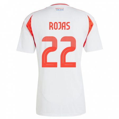 Kandiny Női Chile Jeyson Rojas #22 Fehér Idegenbeli Jersey 24-26 Mez Póló Ing