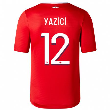 Kandiny Gyermek Yusuf Yazici #12 Piros Hazai Jersey 2023/24 Mez Póló Ing