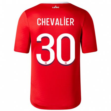 Kandiny Gyermek Lucas Chevalier #30 Piros Hazai Jersey 2023/24 Mez Póló Ing