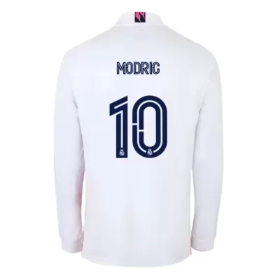 Gyermek Labdarúgás Luka Modric #10 Hazai Fehér Mez 2020/21 Póló Ing