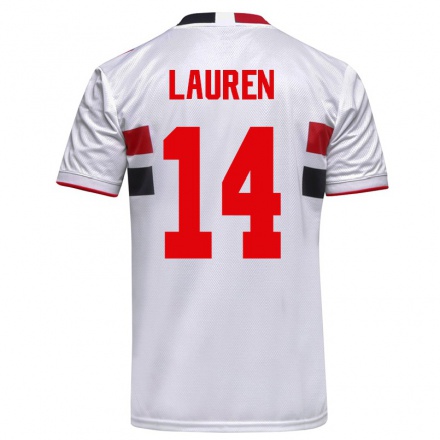 Férfi Labdarúgás Lauren #14 Fehér Hazai Jersey 2021/22 Mez Póló Ing