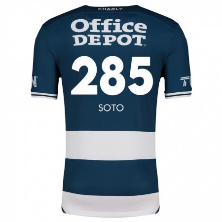 Kandiny Gyermek Edwin Soto #285 Kék Fehér Hazai Jersey 2024/25 Mez Póló Ing