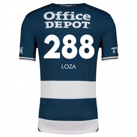 Kandiny Gyermek Santino Loza #288 Kék Fehér Hazai Jersey 2024/25 Mez Póló Ing