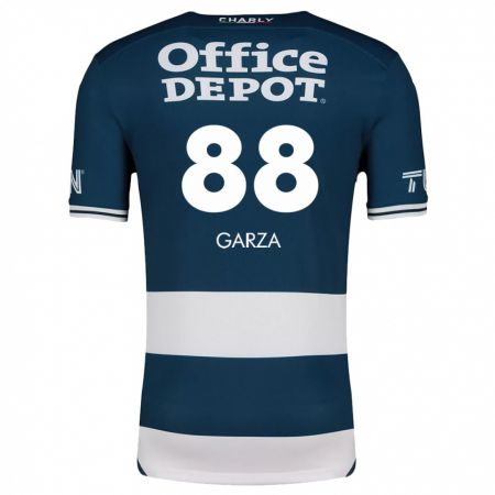 Kandiny Gyermek Adrián Garza #88 Kék Fehér Hazai Jersey 2024/25 Mez Póló Ing