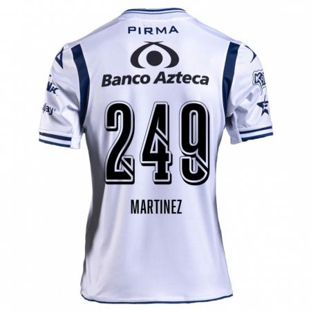 Kandiny Gyermek Juan Martínez #249 Fehér Sötétkék Hazai Jersey 2024/25 Mez Póló Ing