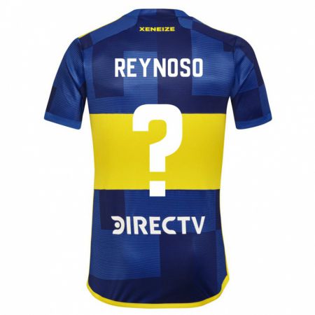 Kandiny Gyermek Agustin Reynoso #0 Kék Sárga Hazai Jersey 2024/25 Mez Póló Ing