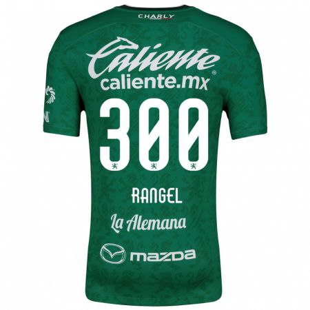 Kandiny Gyermek Luis Rangel #300 Zöld Fehér Hazai Jersey 2024/25 Mez Póló Ing