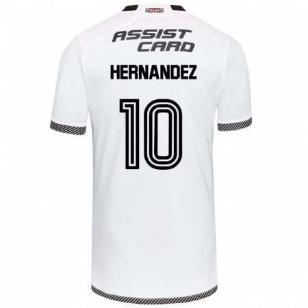 Kandiny Gyermek Leandro Hernández #10 Fehér Fekete Hazai Jersey 2024/25 Mez Póló Ing