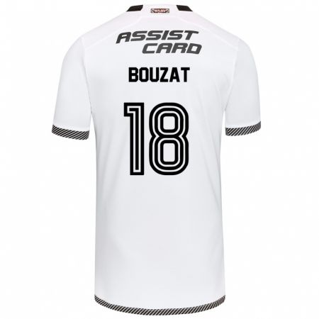 Kandiny Gyermek Agustín Bouzat #18 Fehér Fekete Hazai Jersey 2024/25 Mez Póló Ing