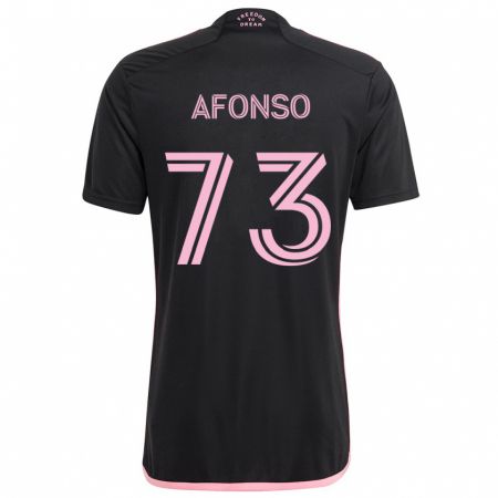 Kandiny Gyermek Leo Afonso #73 Fekete Idegenbeli Jersey 2024/25 Mez Póló Ing