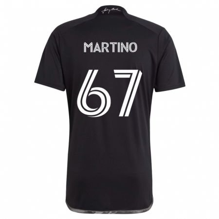 Kandiny Gyermek Ben Martino #67 Fekete Idegenbeli Jersey 2024/25 Mez Póló Ing