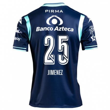 Kandiny Gyermek Miguel Jiménez #25 Sötétkék Idegenbeli Jersey 2024/25 Mez Póló Ing