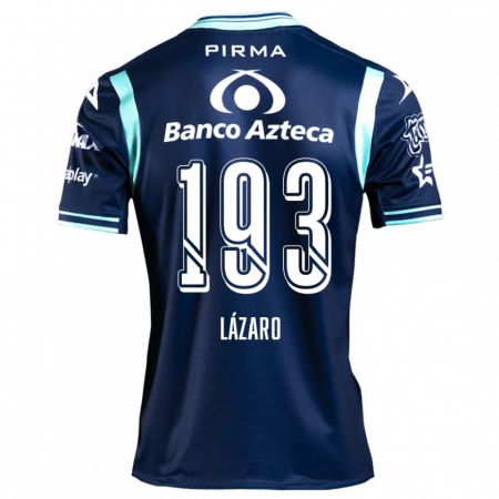 Kandiny Gyermek Juan Lázaro #193 Sötétkék Idegenbeli Jersey 2024/25 Mez Póló Ing