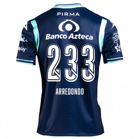 Kandiny Gyermek Ángel Arredondo #233 Sötétkék Idegenbeli Jersey 2024/25 Mez Póló Ing