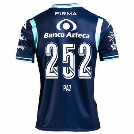 Kandiny Gyermek Denilson Paz #252 Sötétkék Idegenbeli Jersey 2024/25 Mez Póló Ing