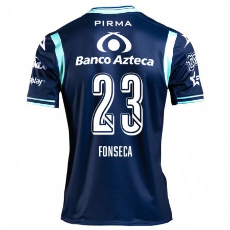 Kandiny Gyermek Camila Fonseca #23 Sötétkék Idegenbeli Jersey 2024/25 Mez Póló Ing