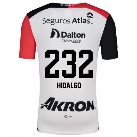 Kandiny Gyermek Óscar Hidalgo #232 Fehér Piros Fekete Idegenbeli Jersey 2024/25 Mez Póló Ing