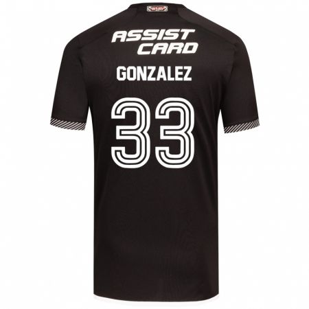 Kandiny Gyermek Ramiro González #33 Fekete-Fehér Idegenbeli Jersey 2024/25 Mez Póló Ing