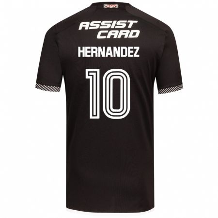 Kandiny Gyermek Leandro Hernández #10 Fekete-Fehér Idegenbeli Jersey 2024/25 Mez Póló Ing