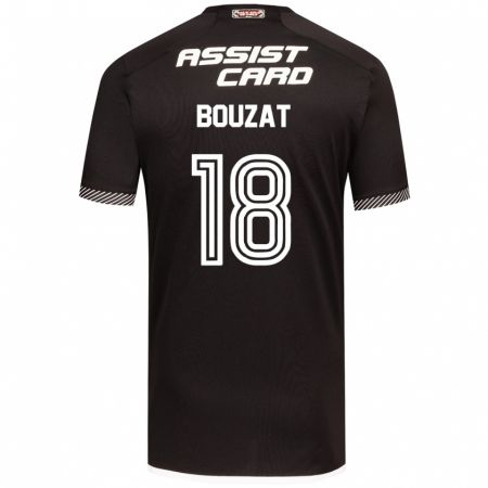 Kandiny Gyermek Agustín Bouzat #18 Fekete-Fehér Idegenbeli Jersey 2024/25 Mez Póló Ing