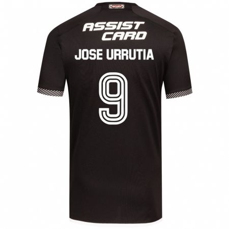 Kandiny Gyermek María José Urrutia #9 Fekete-Fehér Idegenbeli Jersey 2024/25 Mez Póló Ing