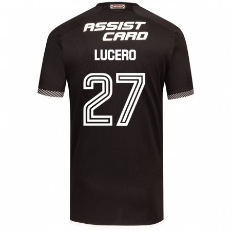 Kandiny Gyermek Valentina Lucero #27 Fekete-Fehér Idegenbeli Jersey 2024/25 Mez Póló Ing