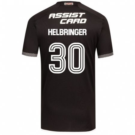 Kandiny Gyermek Aixa Helbringer #30 Fekete-Fehér Idegenbeli Jersey 2024/25 Mez Póló Ing