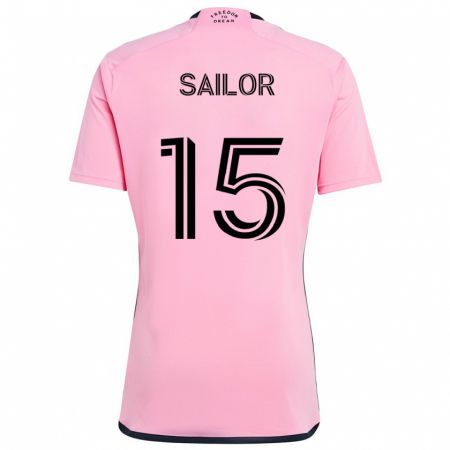 Kandiny Férfi Ryan Sailor #15 Rózsaszín Hazai Jersey 2024/25 Mez Póló Ing