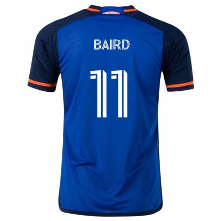 Kandiny Férfi Corey Baird #11 Kék Fehér Hazai Jersey 2024/25 Mez Póló Ing