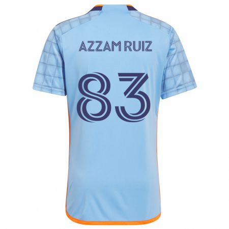 Kandiny Férfi Camil Azzam Ruiz #83 Kék Narancs Hazai Jersey 2024/25 Mez Póló Ing