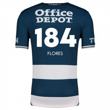 Kandiny Férfi Jason Flores #184 Kék Fehér Hazai Jersey 2024/25 Mez Póló Ing