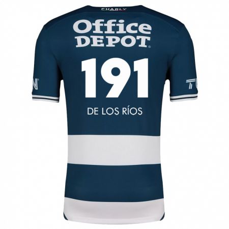 Kandiny Férfi Sergio De Los Ríos #191 Kék Fehér Hazai Jersey 2024/25 Mez Póló Ing