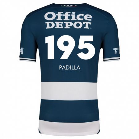 Kandiny Férfi Ángel Padilla #195 Kék Fehér Hazai Jersey 2024/25 Mez Póló Ing