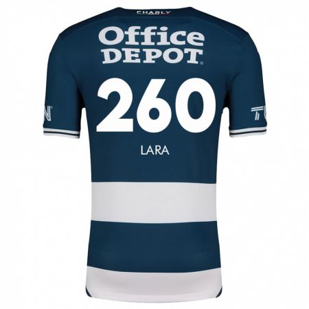 Kandiny Férfi Jesús Lara #260 Kék Fehér Hazai Jersey 2024/25 Mez Póló Ing