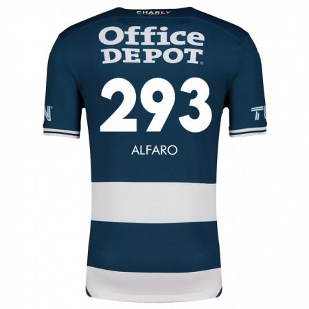 Kandiny Férfi Cristóbal Alfaro #293 Kék Fehér Hazai Jersey 2024/25 Mez Póló Ing