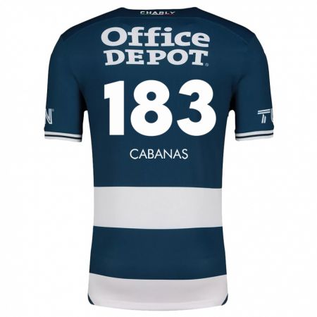 Kandiny Férfi Mauricio Cabañas #183 Kék Fehér Hazai Jersey 2024/25 Mez Póló Ing