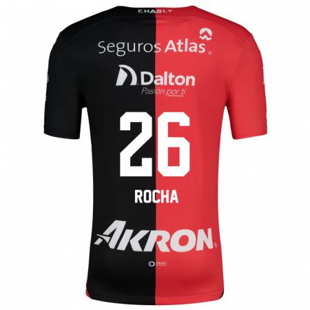 Kandiny Férfi Aldo Rocha #26 Piros Fekete Hazai Jersey 2024/25 Mez Póló Ing