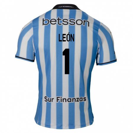 Kandiny Férfi Roberto León #1 Kék Fehér Fekete Hazai Jersey 2024/25 Mez Póló Ing