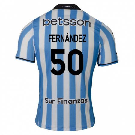 Kandiny Férfi Román Fernández #50 Kék Fehér Fekete Hazai Jersey 2024/25 Mez Póló Ing