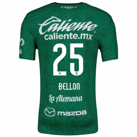 Kandiny Férfi Paul Bellón #25 Zöld Fehér Hazai Jersey 2024/25 Mez Póló Ing