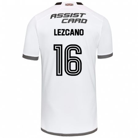 Kandiny Férfi Darío Lezcano #16 Fehér Fekete Hazai Jersey 2024/25 Mez Póló Ing