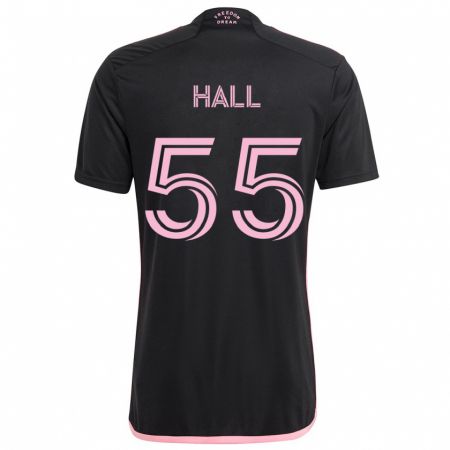 Kandiny Férfi Tyler Hall #55 Fekete Idegenbeli Jersey 2024/25 Mez Póló Ing