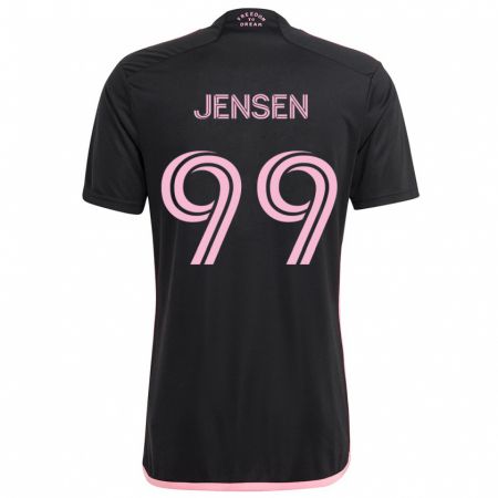 Kandiny Férfi Cole Jensen #99 Fekete Idegenbeli Jersey 2024/25 Mez Póló Ing