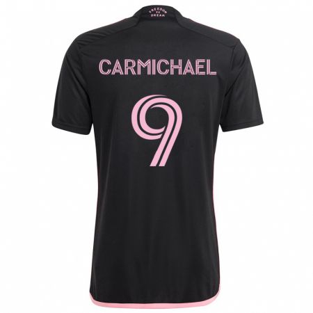 Kandiny Férfi Ryan Carmichael #9 Fekete Idegenbeli Jersey 2024/25 Mez Póló Ing