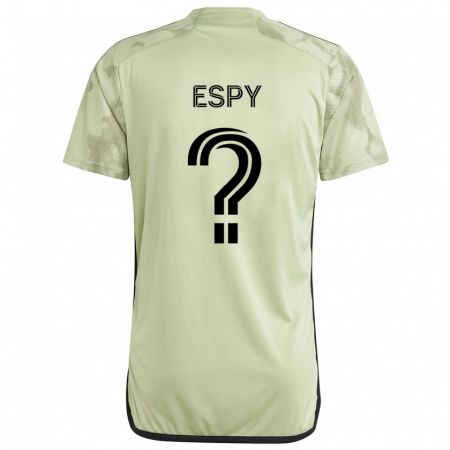 Kandiny Férfi Tyson Espy #0 Világos Zöld Idegenbeli Jersey 2024/25 Mez Póló Ing