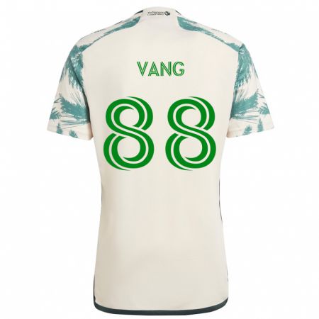 Kandiny Férfi Michael Vang #88 Bézs Barna Idegenbeli Jersey 2024/25 Mez Póló Ing