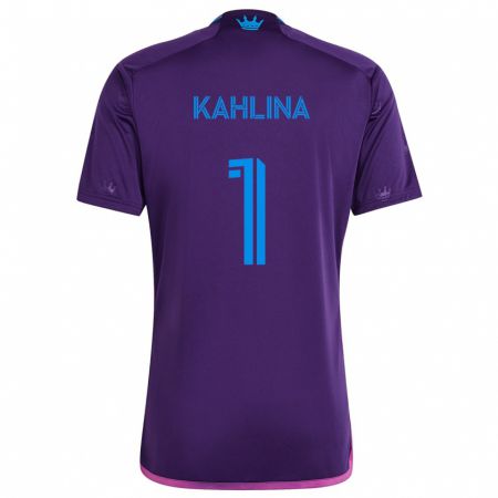 Kandiny Férfi Kristijan Kahlina #1 Lila Kék Idegenbeli Jersey 2024/25 Mez Póló Ing