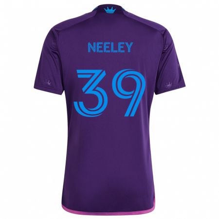 Kandiny Férfi Jack Neeley #39 Lila Kék Idegenbeli Jersey 2024/25 Mez Póló Ing